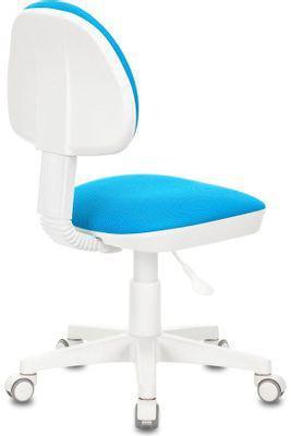 Кресло детское Бюрократ KD-3, на колесиках, ткань, голубой [kd-3/wh/tw-55] - фото 4 - id-p213137986