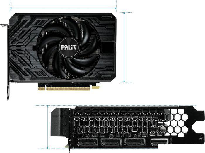 Видеокарта Palit GeForce RTX 4060 Ti StormX 8GB GDDR6 NE6406T019P1-1060F - фото 6 - id-p209661996