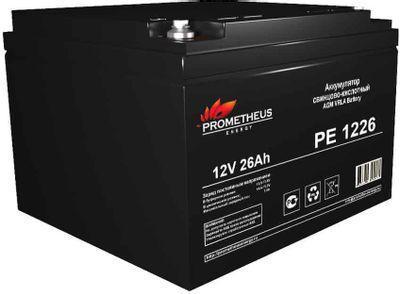 Аккумуляторная батарея для ИБП PROMETHEUS ENERGY PE 1226 12В, 26Ач - фото 2 - id-p213144283