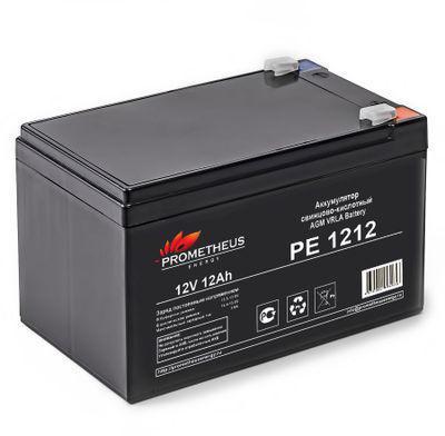 Аккумуляторная батарея для ИБП PROMETHEUS ENERGY PE 1212 12В, 12Ач - фото 1 - id-p213144287