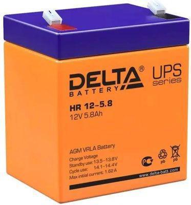 Аккумуляторная батарея для ИБП Delta HR 12-5.8 12В, 5.8Ач - фото 1 - id-p213144318