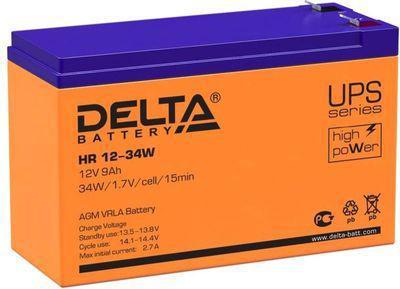 Аккумуляторная батарея для ИБП Delta HR 12-34 W 12В, 9Ач - фото 1 - id-p213144321