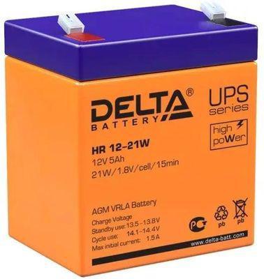 Аккумуляторная батарея для ИБП Delta HR 12-21 W 12В, 5Ач - фото 1 - id-p213144323