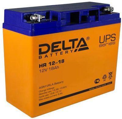 Аккумуляторная батарея для ИБП Delta HR 12-18 12В, 18Ач - фото 1 - id-p213144324