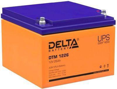 Аккумуляторная батарея для ИБП Delta DTM 1226 12В, 26Ач - фото 1 - id-p213144334