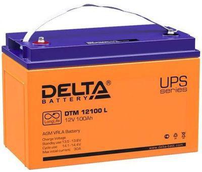 Аккумуляторная батарея для ИБП Delta DTM 12100 L 12В, 100Ач - фото 1 - id-p213144339