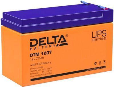 Аккумуляторная батарея для ИБП Delta DTM 1207 12В, 7.2Ач - фото 1 - id-p213144341