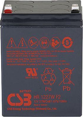 Аккумуляторная батарея для ИБП CSB HR1227W 12В, 7.5Ач - фото 1 - id-p213144350