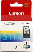 Картридж Canon CL-511, многоцветный / 2972B007/004/001