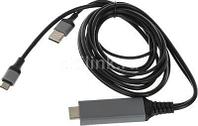 Кабель-переходник аудио-видео PREMIER L9G, USB Type-C (m) - HDMI (m) , ver 1.4, 2м, черный [a2604]