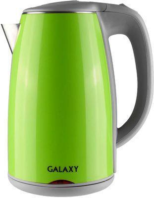 Чайник электрический GALAXY GL 0307, 2000Вт, зеленый и серый - фото 2 - id-p213146682