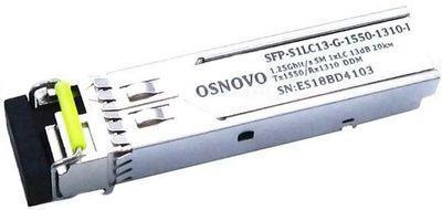 Модуль Osnovo SFP-S1LC13-G-1550-1310-I - фото 1 - id-p213136720