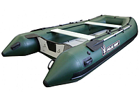 Лодка надувная Polar Bird Merlin PB-340M зеленая (стеклокомпозит)