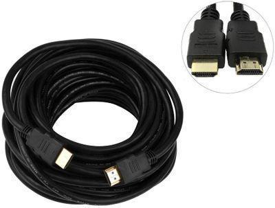 Кабель соединительный аудио-видео PREMIER 5-815, HDMI (m) - HDMI (m) , ver 1.4, 20м, GOLD, черный [5-815 20.0] - фото 1 - id-p213141011