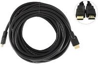 Кабель соединительный аудио-видео PREMIER 5-815, HDMI (m) - HDMI (m) , ver 1.4, 15м, GOLD, черный [5-815 15.0]