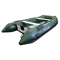 Лодка надувная Polar Bird Merlin PB-385M зеленая (стеклокомпозит)