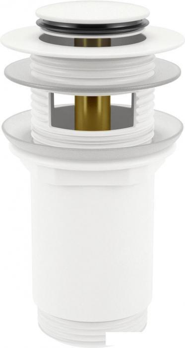 Донный клапан для раковины Wellsee Drainage System 182133000 (с переливом, подходит как для раковин с - фото 1 - id-p215361006