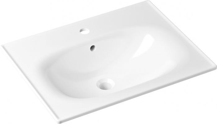 Встраиваемая сверху раковина Lavinia Boho Bathroom Sink 33312010 (60*46 см, прямоугольная, с отверстием под - фото 2 - id-p215361013