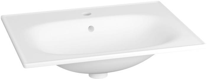 Встраиваемая сверху раковина Lavinia Boho Bathroom Sink 33312010 (60*46 см, прямоугольная, с отверстием под - фото 3 - id-p215361013