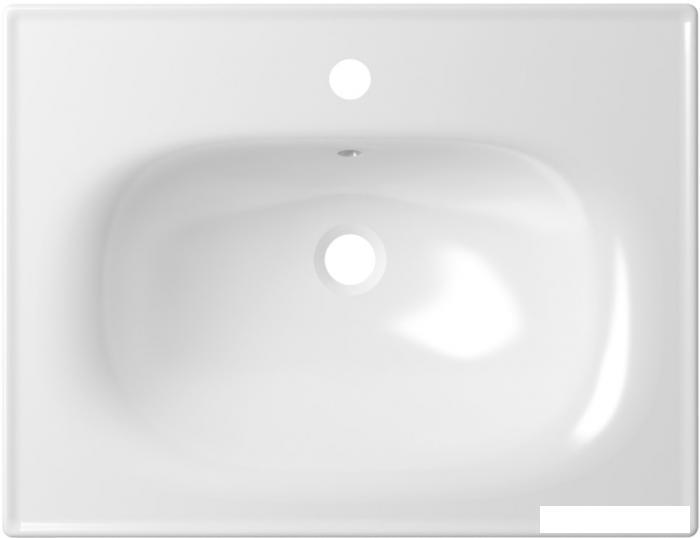 Встраиваемая сверху раковина Lavinia Boho Bathroom Sink 33312010 (60*46 см, прямоугольная, с отверстием под - фото 4 - id-p215361013