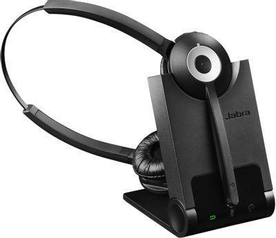 Гарнитура Jabra Pro 920 Duo, для контактных центров, накладные, DECT, черный [920-29-508-101] - фото 1 - id-p214507668
