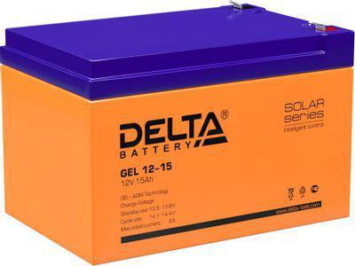 Аккумуляторная батарея для ИБП Delta GEL 12-15 12В, 15Ач - фото 1 - id-p215037151