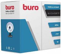 Кабель сетевой Buro BU-CCA-050FTP FTP, cat.5E, 305м, 4 пары, 0.50мм, алюминий омедненный, одножильный (solid),