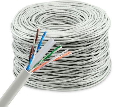 Кабель сетевой Buro BU-CCA-052-CAT6 UTP, cat.6, 305м, 4 пары, 0.52мм, алюминий омедненный, одножильный - фото 4 - id-p213141081