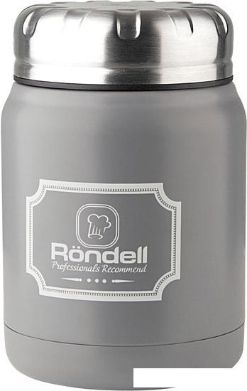 Термос для еды Rondell RDS-943 0.5л (серый) - фото 1 - id-p215674262