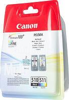 Картридж CANON PG-510/CL-511, многоцветный / черный / 2970B010