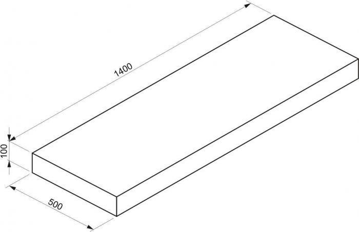 Столешница для раковины Wellsee Genuine Tree 162024000 (140*50 см, без отверстия под сифон, комплект - фото 7 - id-p215360012