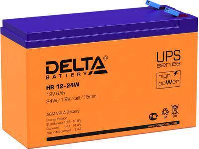 Аккумуляторная батарея для ИБП Delta HR 12-24 W 12В, 6Ач - фото 1 - id-p214507826