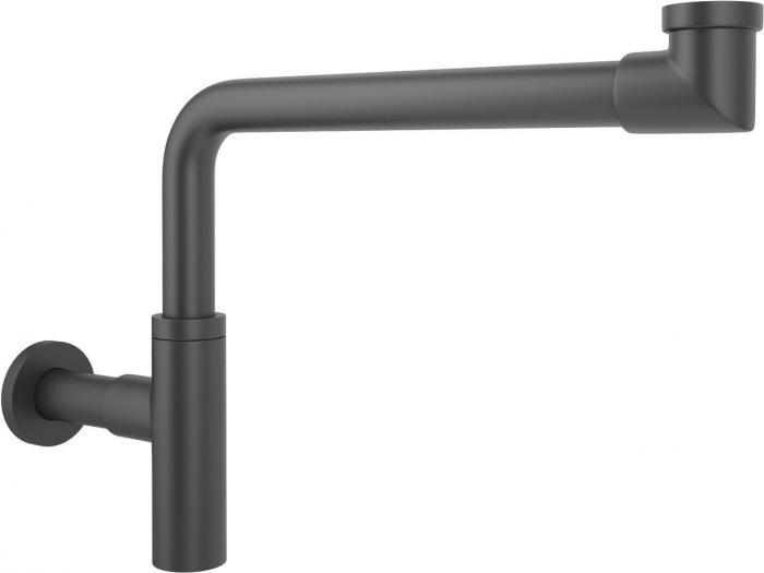 Сифон для раковины Wellsee Drainage System 182125000 (Ø 32 мм (1 1/4"); длина 328-358 мм; матовый черный) - фото 1 - id-p215360054