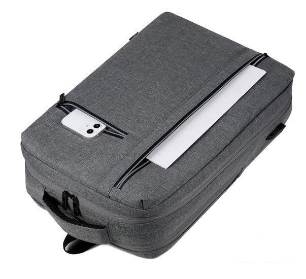 Городской рюкзак Miru Businescase 15.6" MBP-1059 (dark grey) - фото 7 - id-p215078541