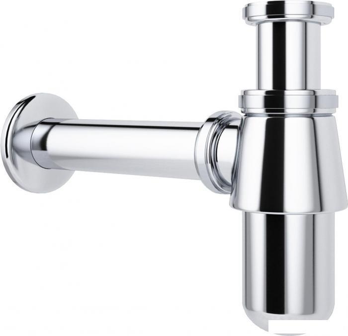 Сифон для раковины Wellsee Drainage System 182103000 (Ø 32 мм (1 1/4"); длина 254-264 мм; хром)