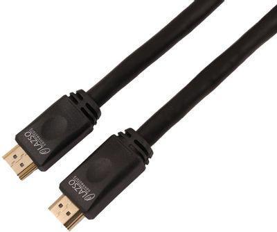 Кабель аудио-видео LAZSO WH-111, HDMI (m) - HDMI (m) , ver 2.0, 30м, GOLD, черный [wh-111(30m)] - фото 3 - id-p213141233