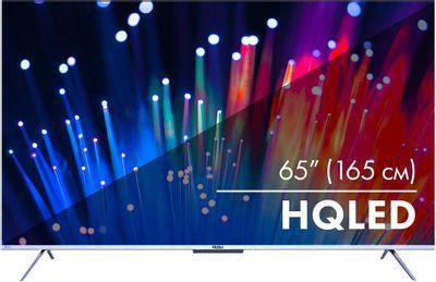 65" Телевизор HAIER Smart TV S3, QLED, 4K Ultra HD, серебристый, СМАРТ ТВ, Android - фото 1 - id-p213144824