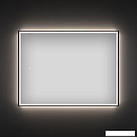 Прямоугольное зеркало с фронтальной LED-подсветкой Wellsee 7 Rays' Spectrum 172201230 (70*55 см, черный