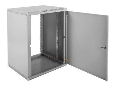 Шкаф коммутационный ЦМО ШРН-Э-15.650.1 настенный, стальная передняя дверь, 15U, 600x746x650 мм - фото 2 - id-p214624503
