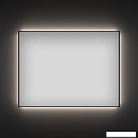 Прямоугольное зеркало с фоновой LED-подсветкой Wellsee 7 Rays' Spectrum 172200910 (70*55 см, черный контур,