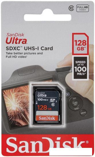 Карта памяти SanDisk Ultra SDXC SDSDUNR-128G-GN3IN 128GB - фото 3 - id-p215674423