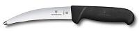 Нож кухонный Victorinox Fibrox, для удаления внутренностей, 150мм, заточка прямая, стальной, черный