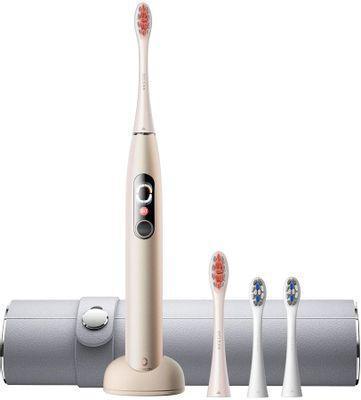 Электрическая зубная щетка OCLEAN X Pro Digital Set Y2076 насадки для щётки: 4шт, цвет:золотистый [c01000384] - фото 1 - id-p214624595