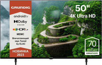 50" Телевизор GRUNDIG 50 GHU 7830, 4K Ultra HD, черный, СМАРТ ТВ, Android TV - фото 4 - id-p213144875