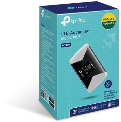Wi-Fi роутер TP-LINK M7450, N300, серый - фото 3 - id-p215079570