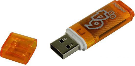 USB Flash Smart Buy U10 64GB (оранжевый) - фото 2 - id-p215510772