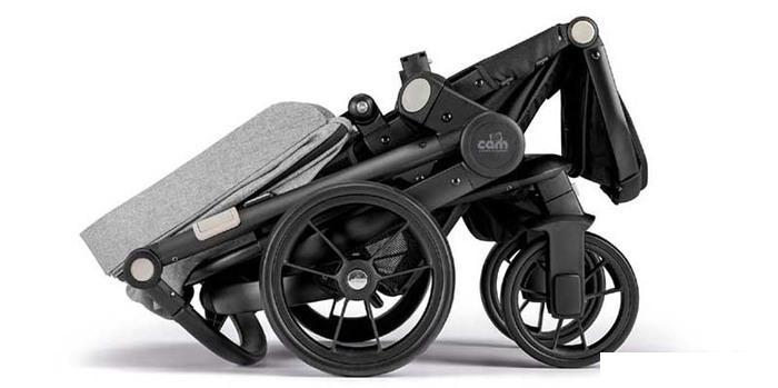 Универсальная коляска CAM Taski Sport Tris (3 в 1, антрацит меланж) - фото 7 - id-p215428544