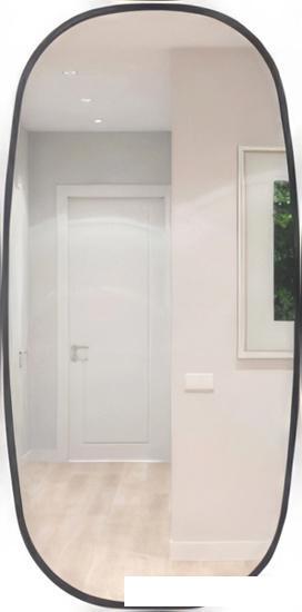 EMZe Зеркало Color Ellipse 45x90 (черный)