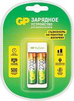 AA/AAA Зарядное устройство GP Rechargeable E211/270AAHCCS-2CR1, 2 шт. 2700мAч