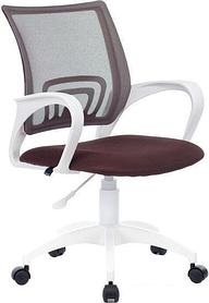 Компьютерное кресло Brabix Fly MG-396W 532398 (белый/коричневый TW-09A/TW-14C)